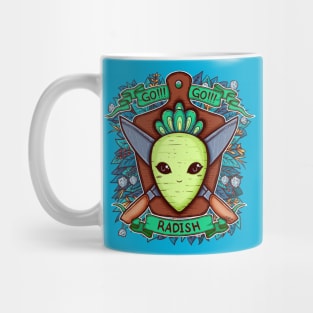 Radish and Knife Coat of Arms Mug